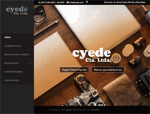 Tablet Screenshot of cyede.com